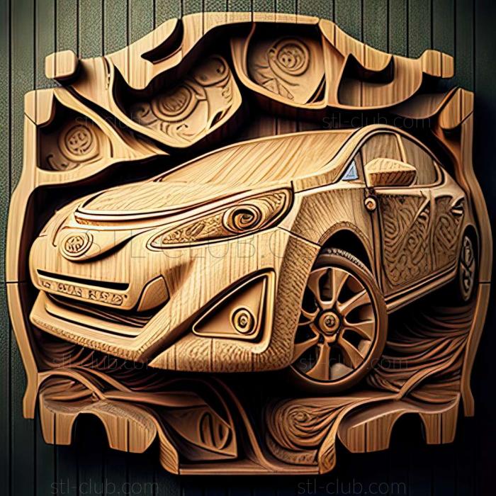 3D модель Toyota Prius PHV (STL)